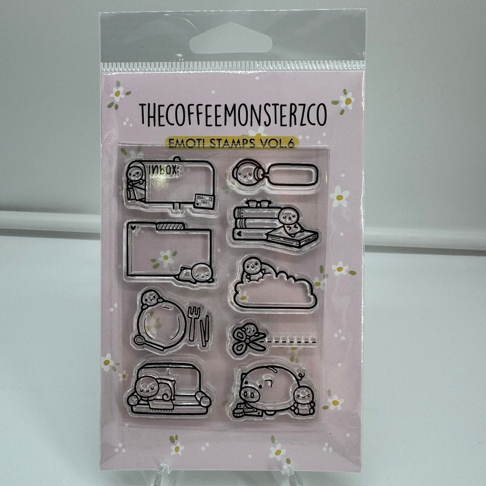 TCMC The Coffee Monsterz co.  | TCMC STAMP emoti set vol. 6